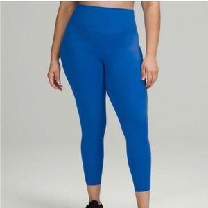 Lululemon Base Pace blue High-Rise 25" leggings - size 20 workout athletic gym